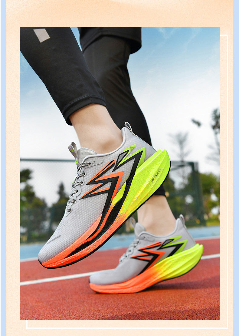 New Feiran Ultra-light Comfortable Breathable Unisex Casual Running Shoes with Real Carbon Plate Cushioning and Anti-slip Couples Sports Shoes