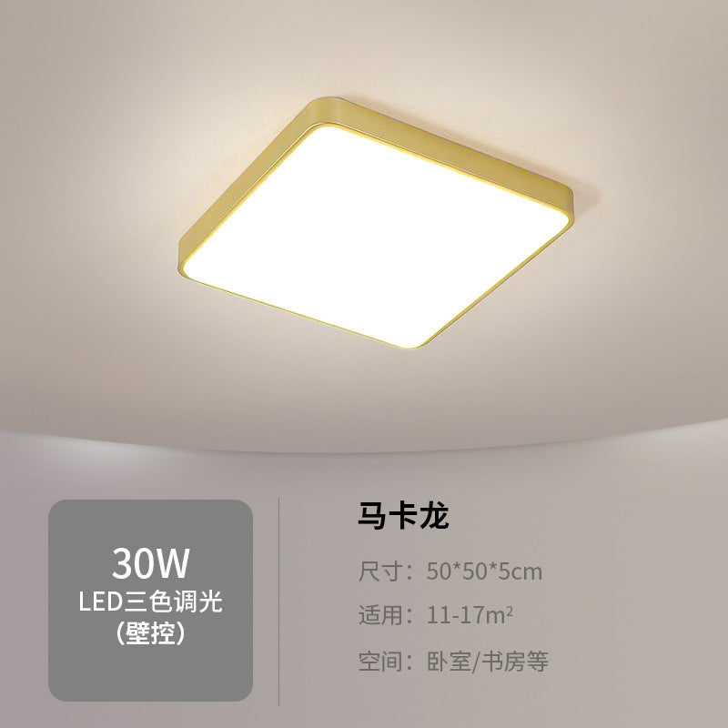 LED Ceiling Light Modern Simple gold Round Dining Room Master Bedroom Cozy Simple Book Children's Room Living Room Light