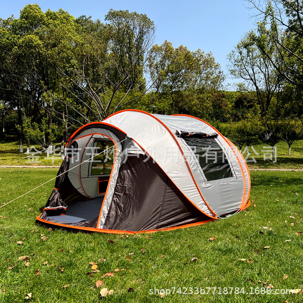 Hot-Selling Fully Automatic Hand-Pull Quick-Open Tent Travel Tent Camping Windproof Rainproof Sunproof Tent