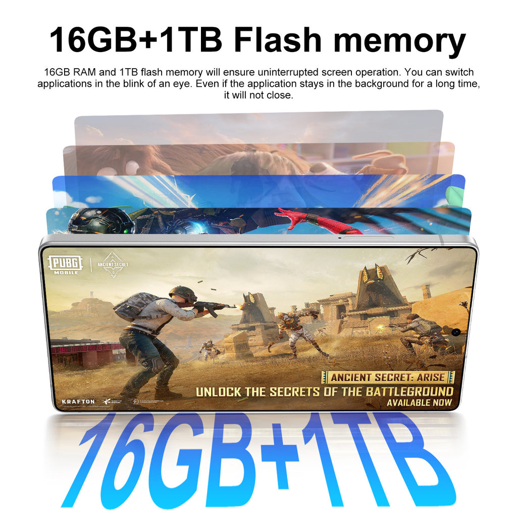 AliExpress TK Popular S25Ultra Android7.3inch smartphone16+1T Brand new, unopened factory