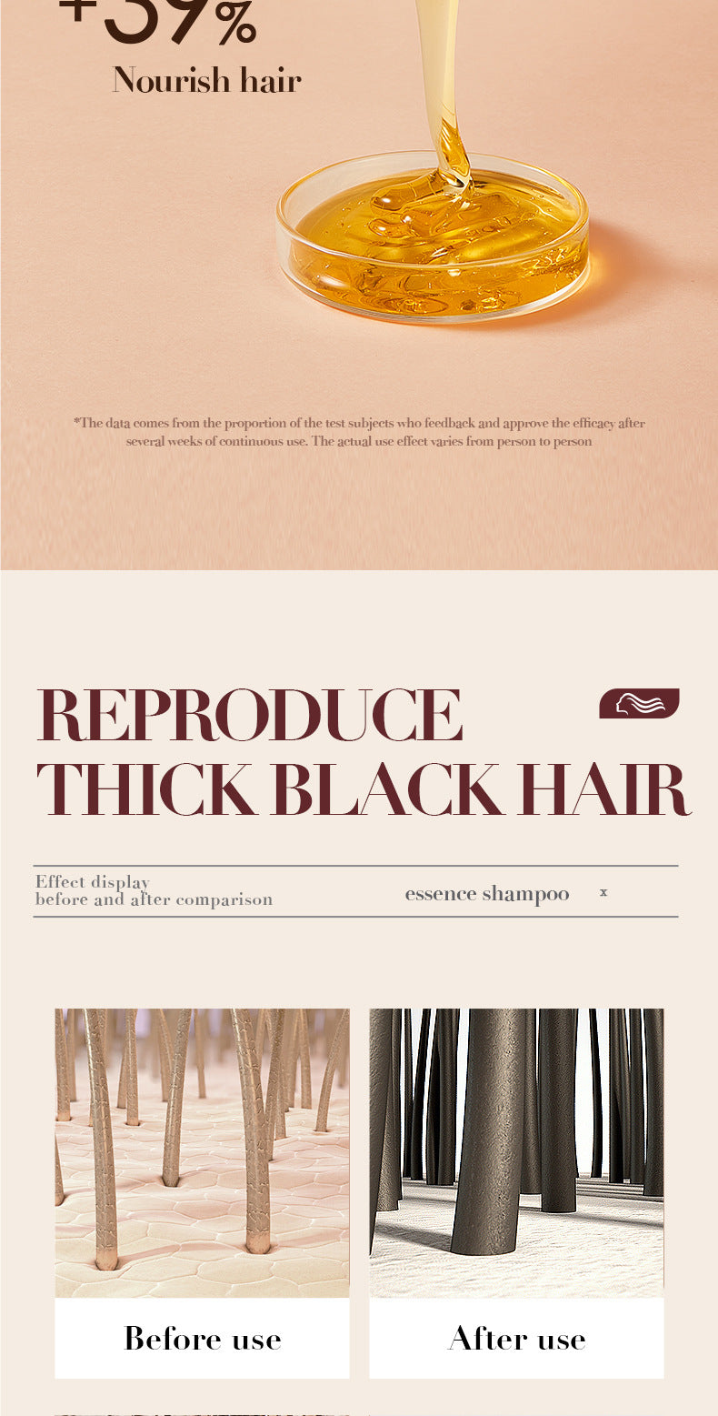 Full English Ginger Anti-Hair Loss Shampoo500ml SADOER Plant Shampoo  Wholesale