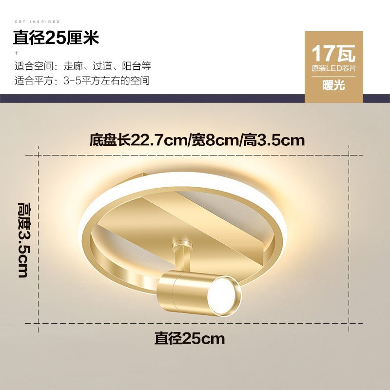 Aisle Light Corridor Light Luxury Balcony led Lamp Creative Background Wall Spotlight Simple Modern Cloakroom Ceiling Lamp