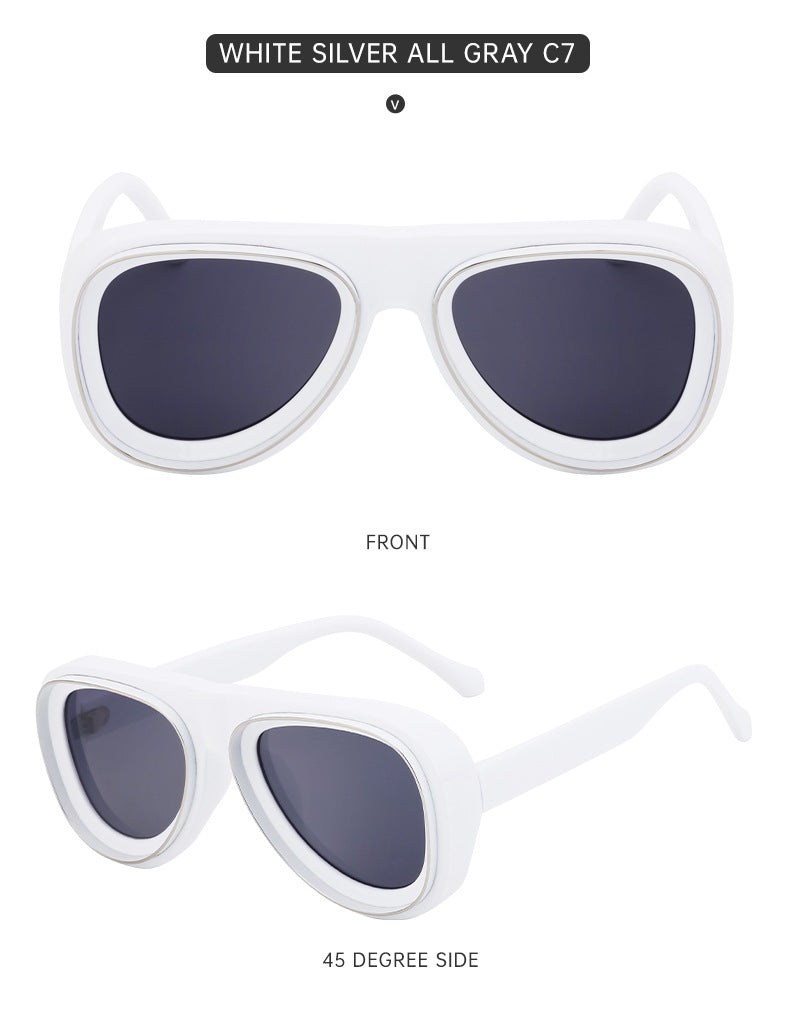 European and American Toad Sunglasses for Men, High-End Pilot Sunglasses, Men's Driving Sun Protection Glasses sunglasses