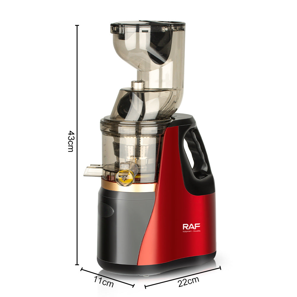 RAF European Standard Fully Automatic Fruit and Vegetable Juice Extractor Multifunctional Juice and Pulp Separator Juicer  Juicer
