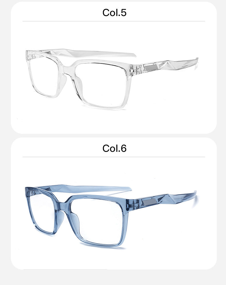 2025New Year's Square Sports TR Glasses Frames Wholesale In Stock Glasses