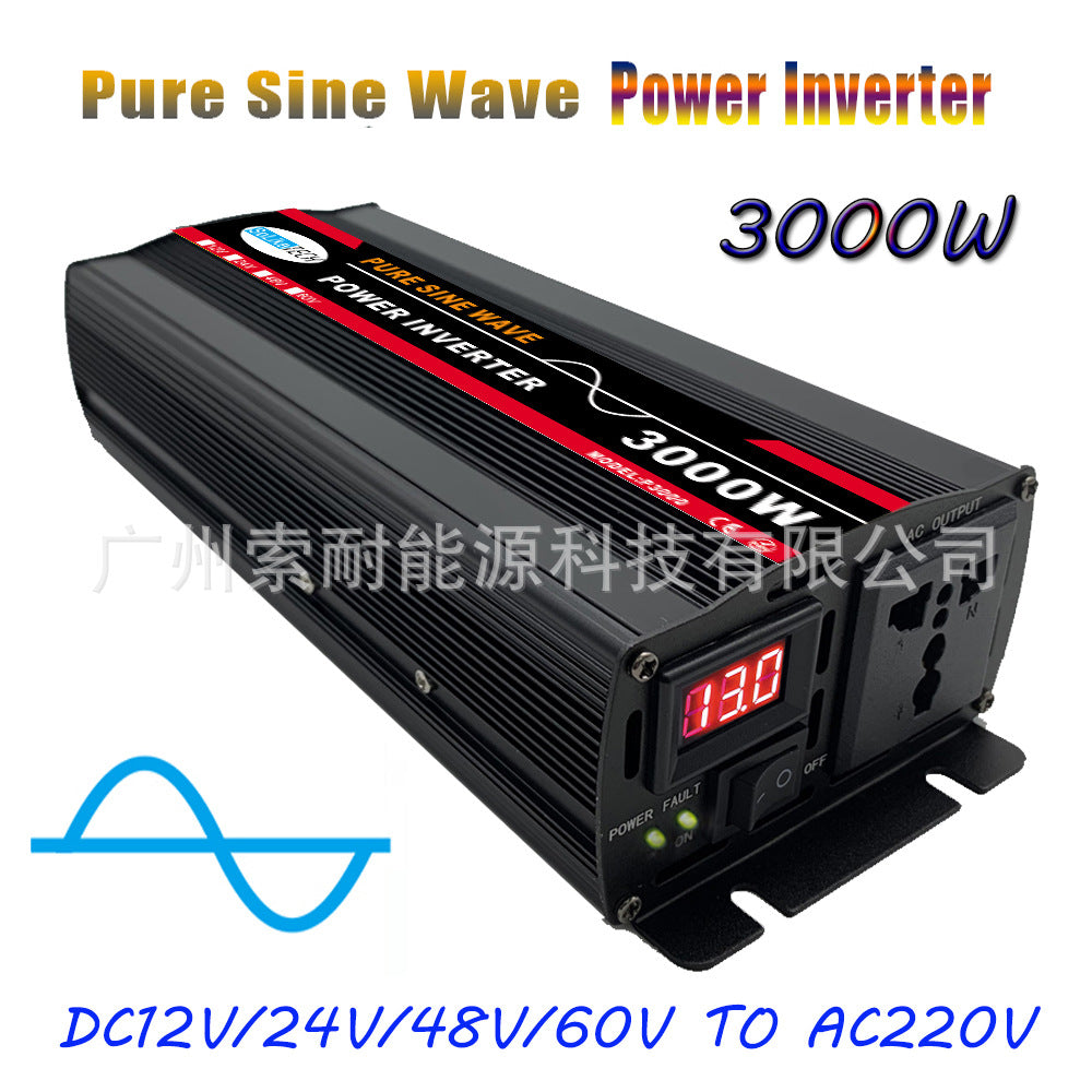 Automotive Pure Sine Wave Inverter1000W Outdoor Adapter Converter12V24V48V60V Turn110V220V