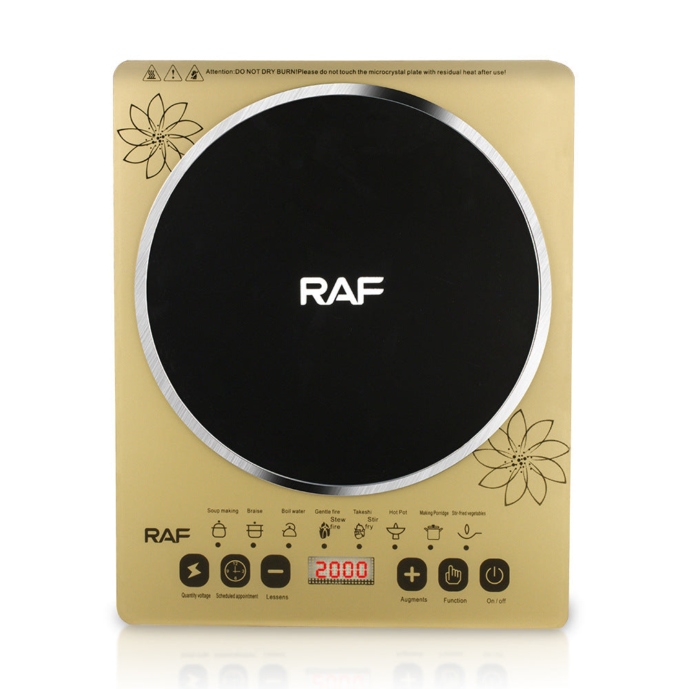 RAF European Standard Induction Cooker Household Multi-Functional High-Power Stir-Fry Hot Pot Induction Cooker Desktop Electric Stove Stir-Fry Cooking