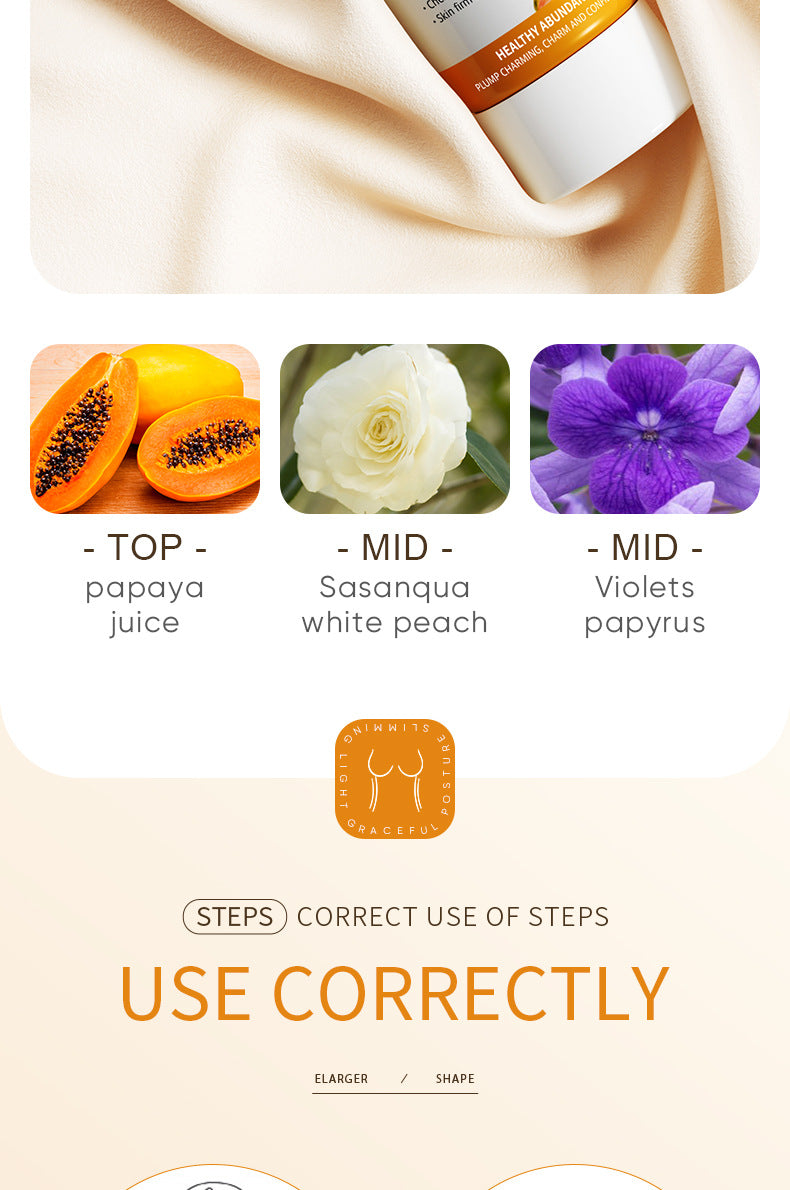 Full English Body Cream SADOER Papaya Coconut Extract Body Care60g  Foreign Trade Factory Direct Sales