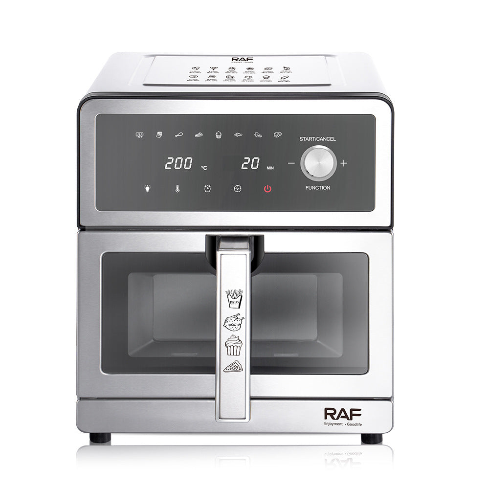 RAF European Standard Air fryer with visible smart touchscreen, oil-free R5398Multifunctional Household Deep Fryer10L