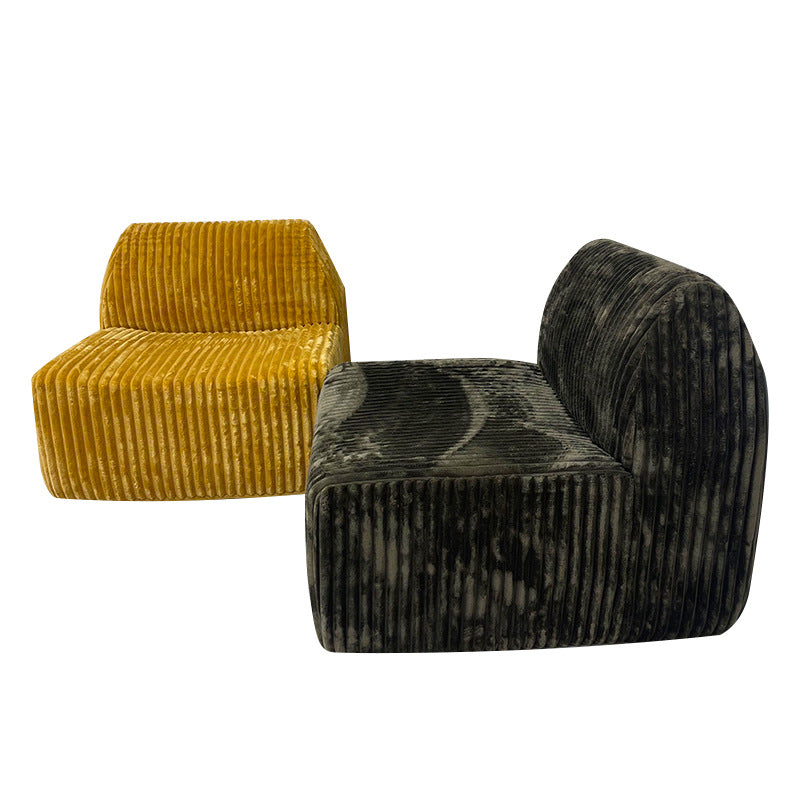 2025New Mid-Century Style Simple Living Room Small Apartment Straight Row Rental Bedroom Two or Three-Seater Fabric Sofa