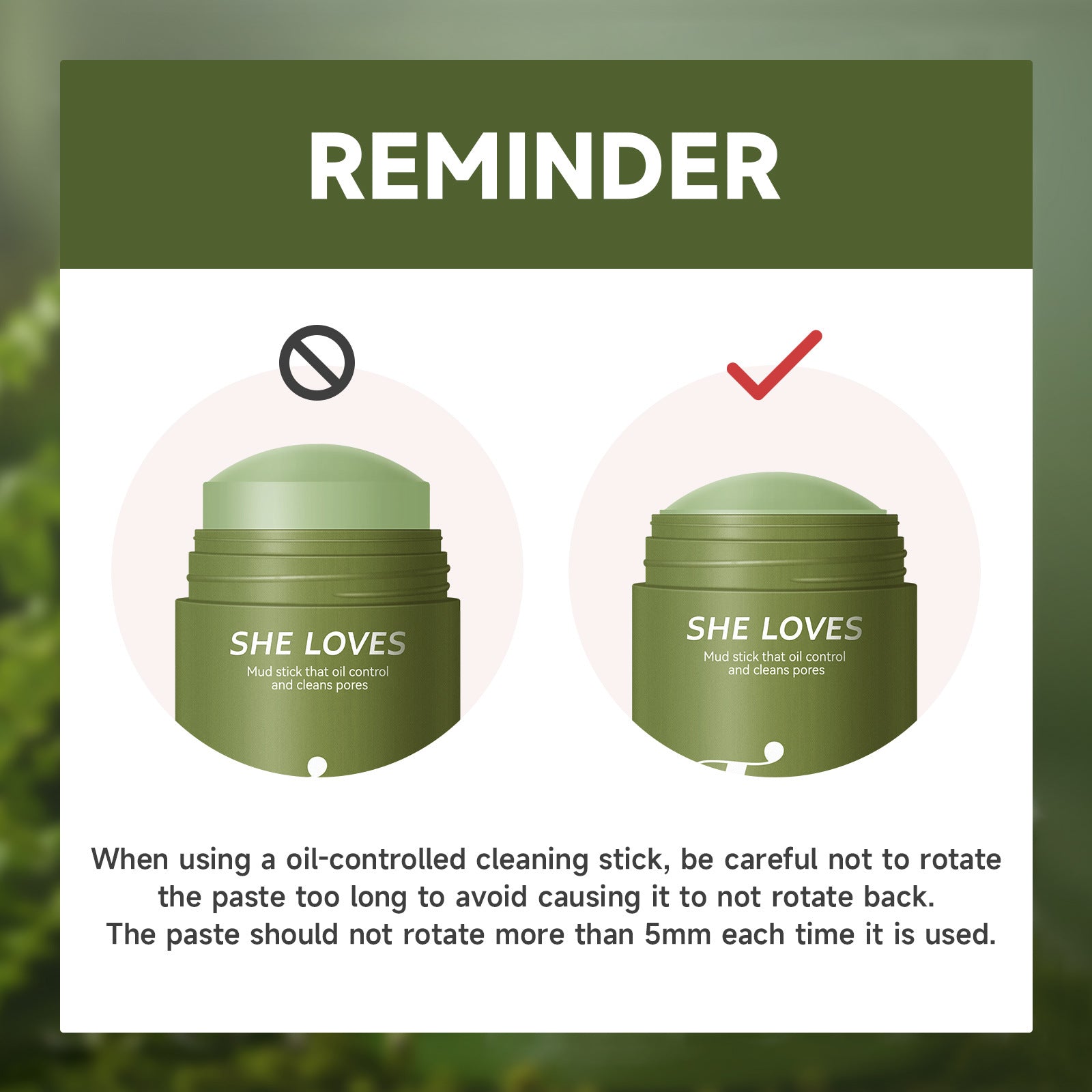 Exclusive Supply green tea Mud Mask Stick Green Tea Oil Control Deep Cleansing Blackhead Removal with Brush Head Mask Mud