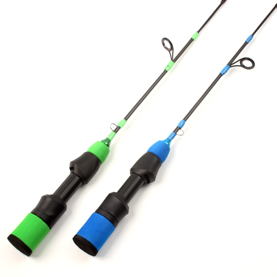 55cm3Carbon Fiber Ice Fishing Rod Ultra Soft Ultra Light Portable Winter Fishing Rod European and American Winter Fishing