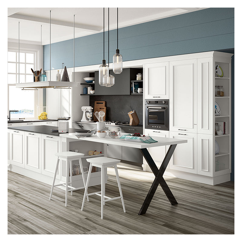 Customized Pvc High End Quartz Countertop Furniture Kitchen Units Set Cabinet