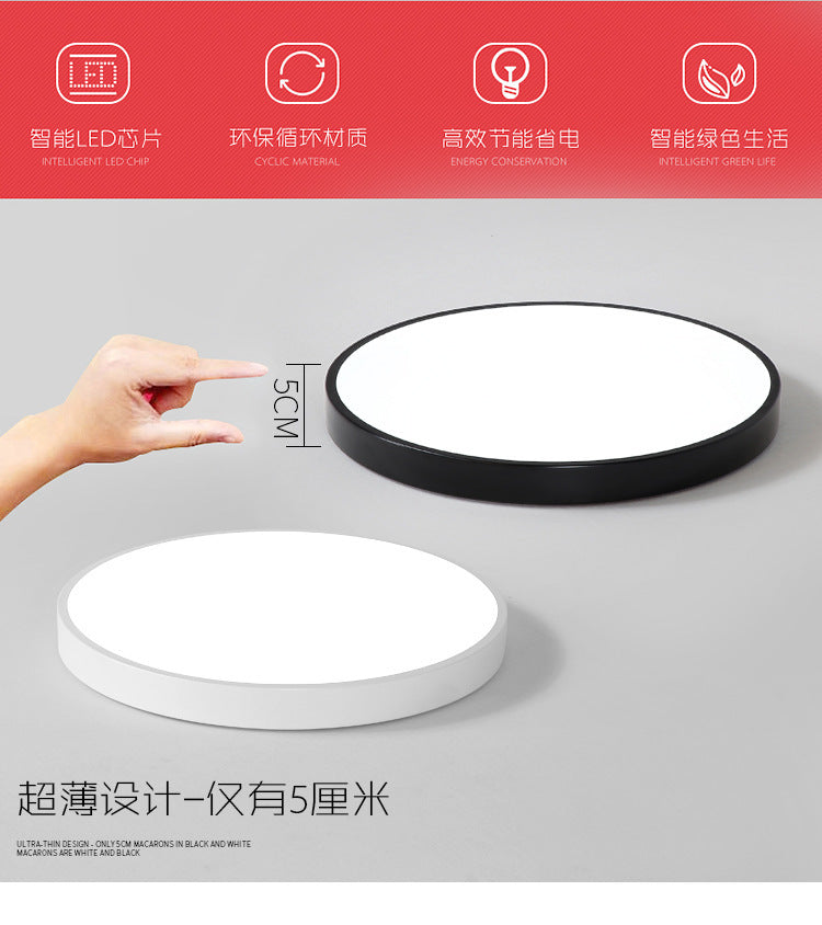 Ultra-Thin Ceiling Lamp led Round Bedroom Lamp scandinavian Living Room Lamp Modern minimalist room hallway light corridor light