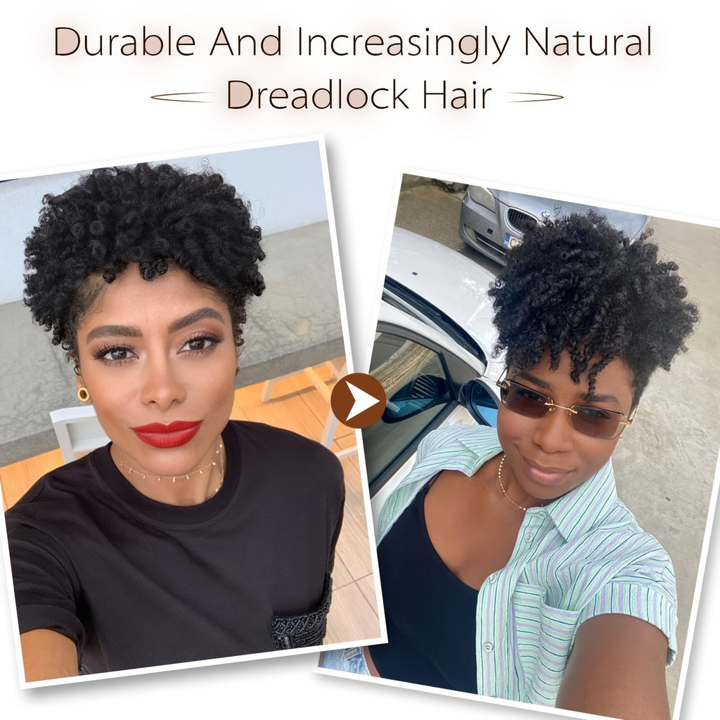 41 Inch Afro Dreadlock Wig Crochet Hairpiece Synthetic Dreadlock Wig Curly dreadlock wig