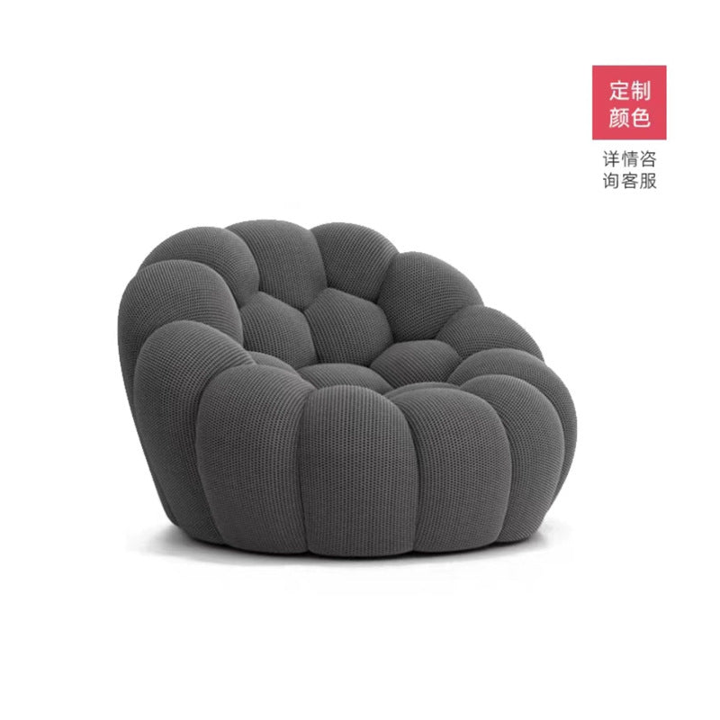 Nordic Minimalist Designer Bubble Sofa Single Double Three Person Complete Roche Bobois Personalized Villa Compressed Football Sofa Shipping and tax not included