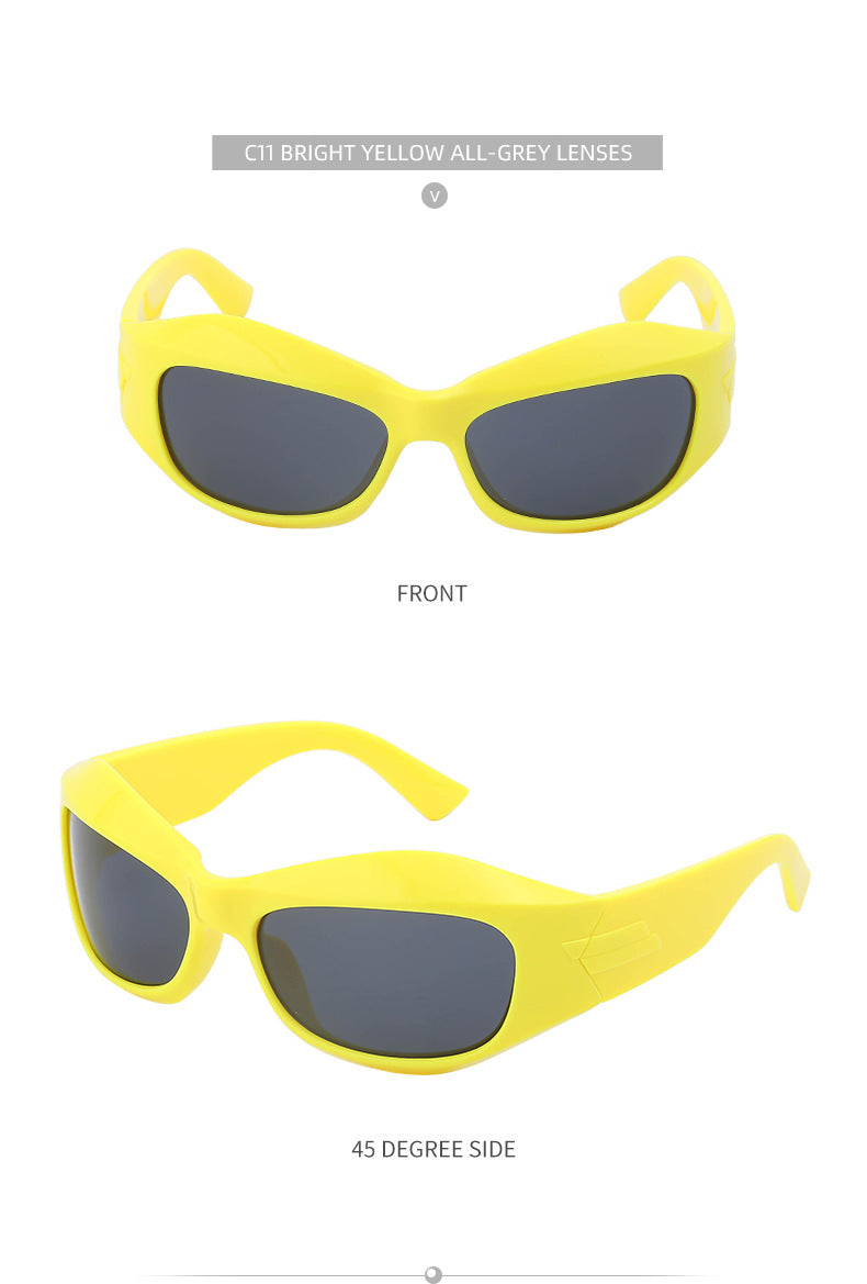 Steampunk Style Y2K Sunglasses for Men Cycling Sports Sunglasses for Women Wholesale