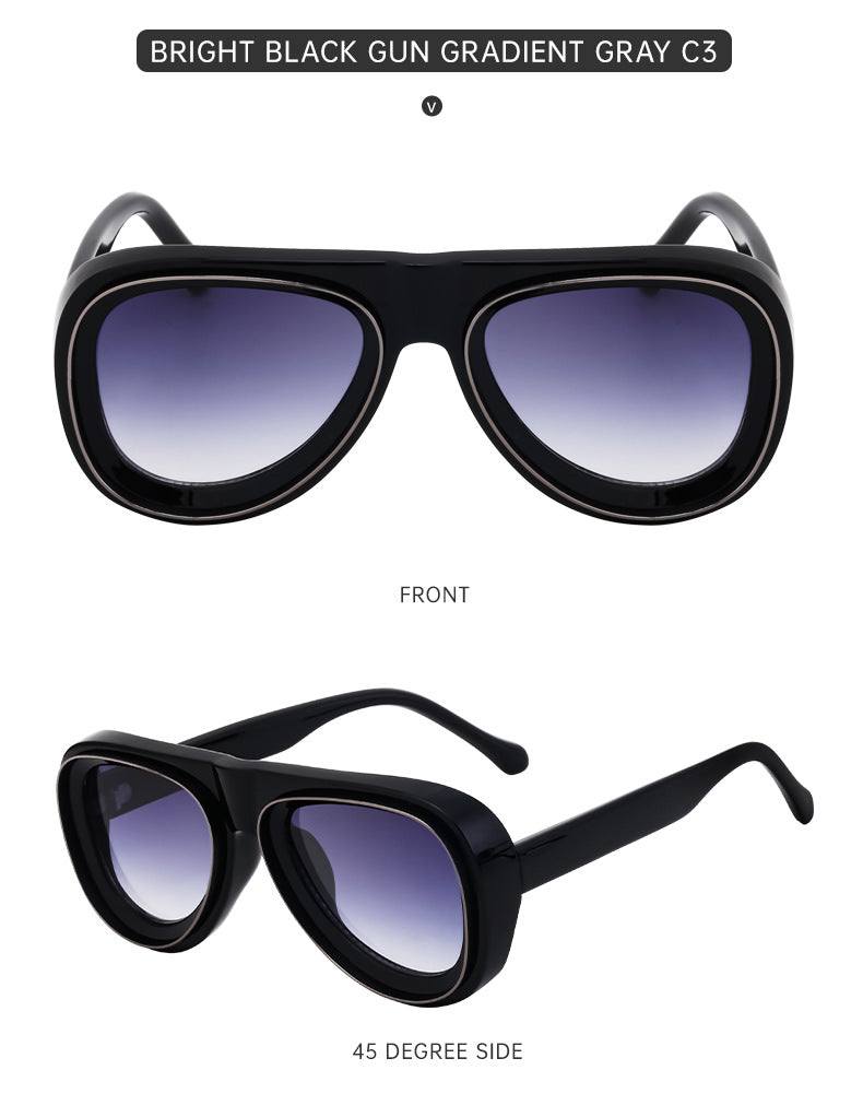 European and American Toad Sunglasses for Men, High-End Pilot Sunglasses, Men's Driving Sun Protection Glasses sunglasses