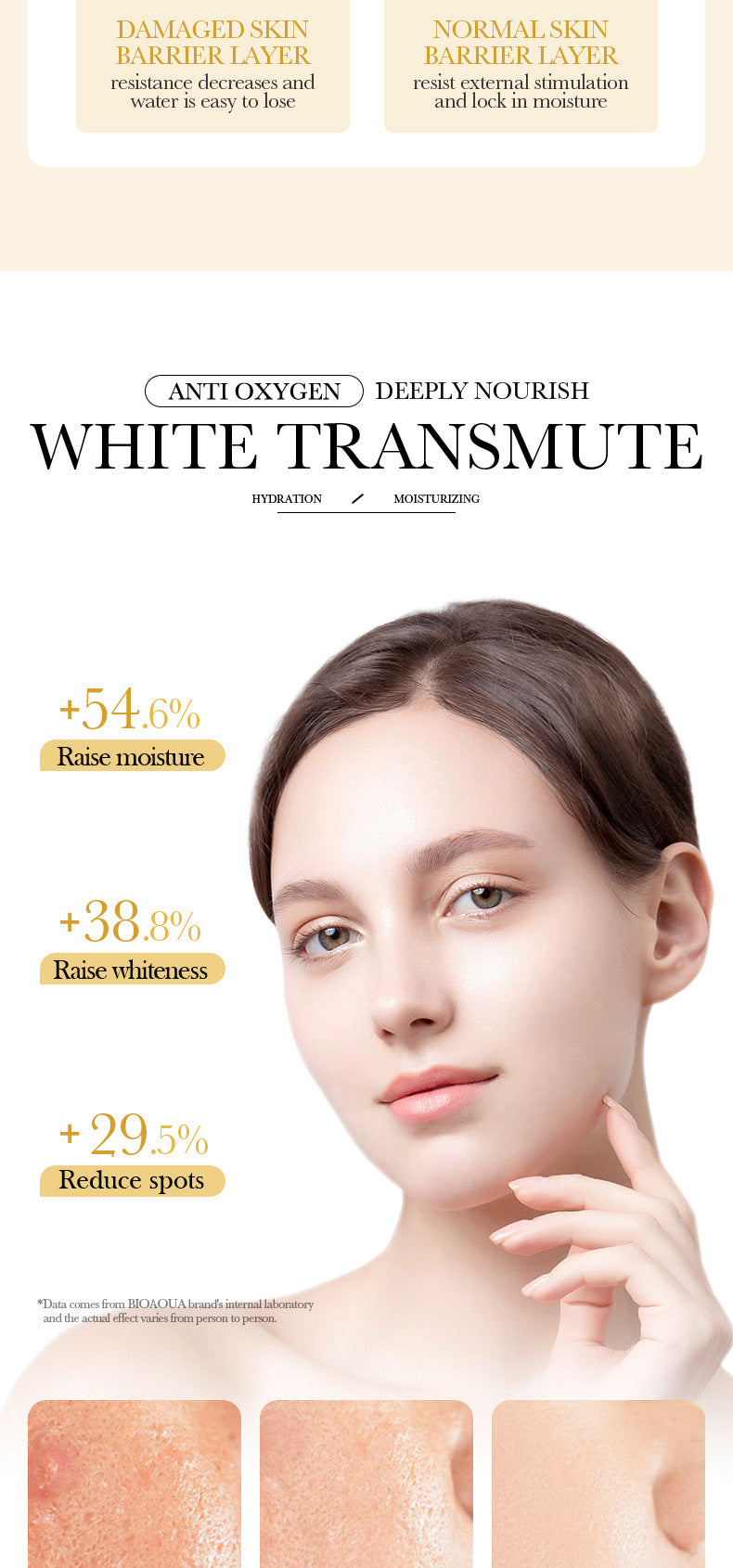 Full English Mask30gBIOAOUA Honey Hydrating Pearl Moisturizing Rose Snail Moisturizing  Foreign Trade Wholesale