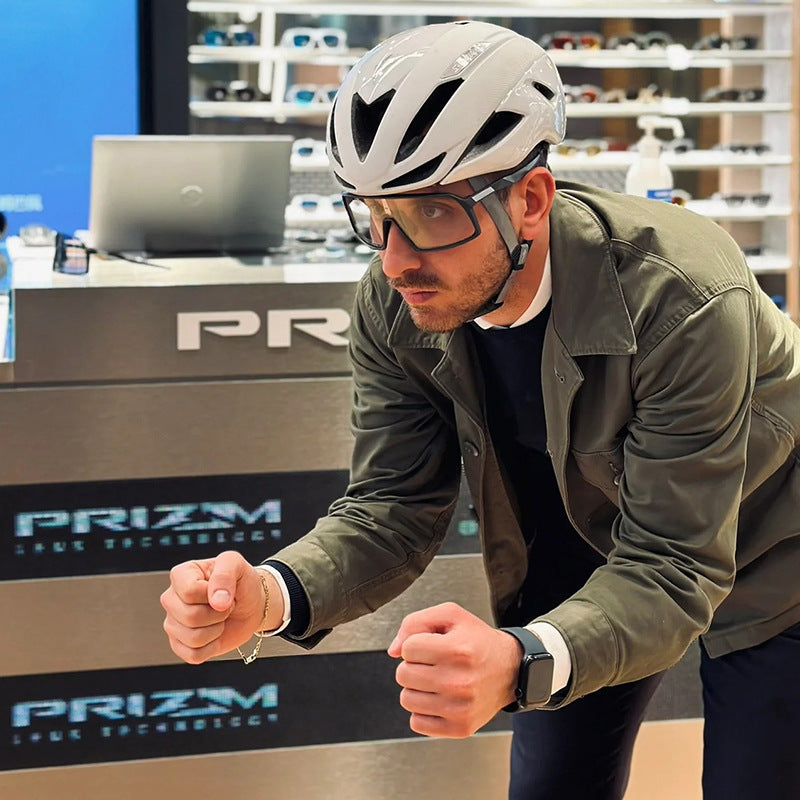 Cycling Sports One-piece Color-changing Sunglasses Men's Trendy Sunglasses Outdoor Mountaineering Sunscreen Glasses sunglasses