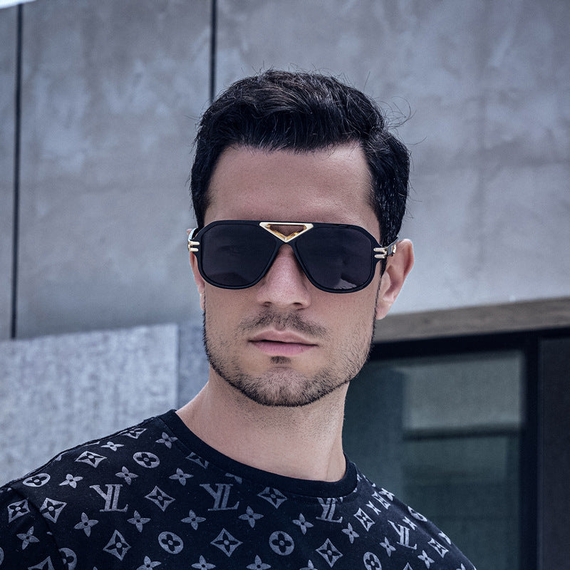 European and American Retro Steampunk Sunglasses for Men High-End Sunglasses Men's Trendy Glasses Wholesale shades