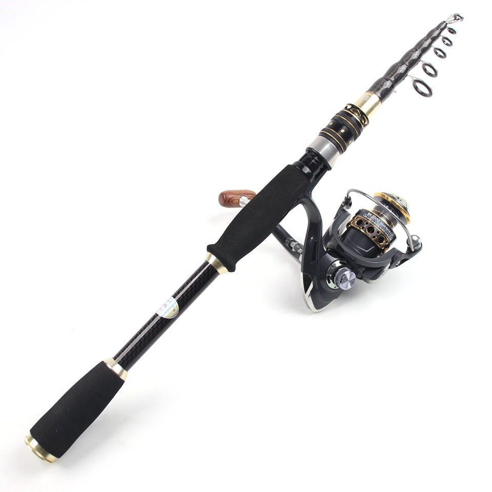 Carbon Fiber Sea Fishing Rod 2.1Hard Fishing Rod Super lightweight High Strength Travel Portable Fishing