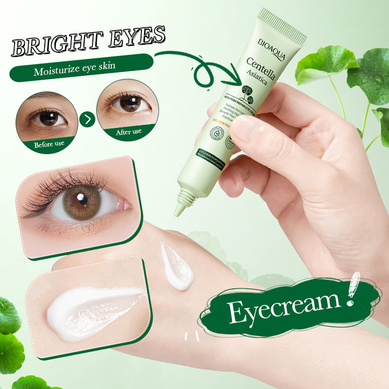 Centella Asiatica Eye Cream BIOAOUA Moisturize and Improve Dark Circles, Eye Wrinkles, and Eye Bags Cross-Border Wholesale