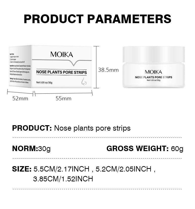 Out of stock logo Version T Blackhead and Acne Removal Peel-off Nose Strips Gentle Cleansing Nasal Mask