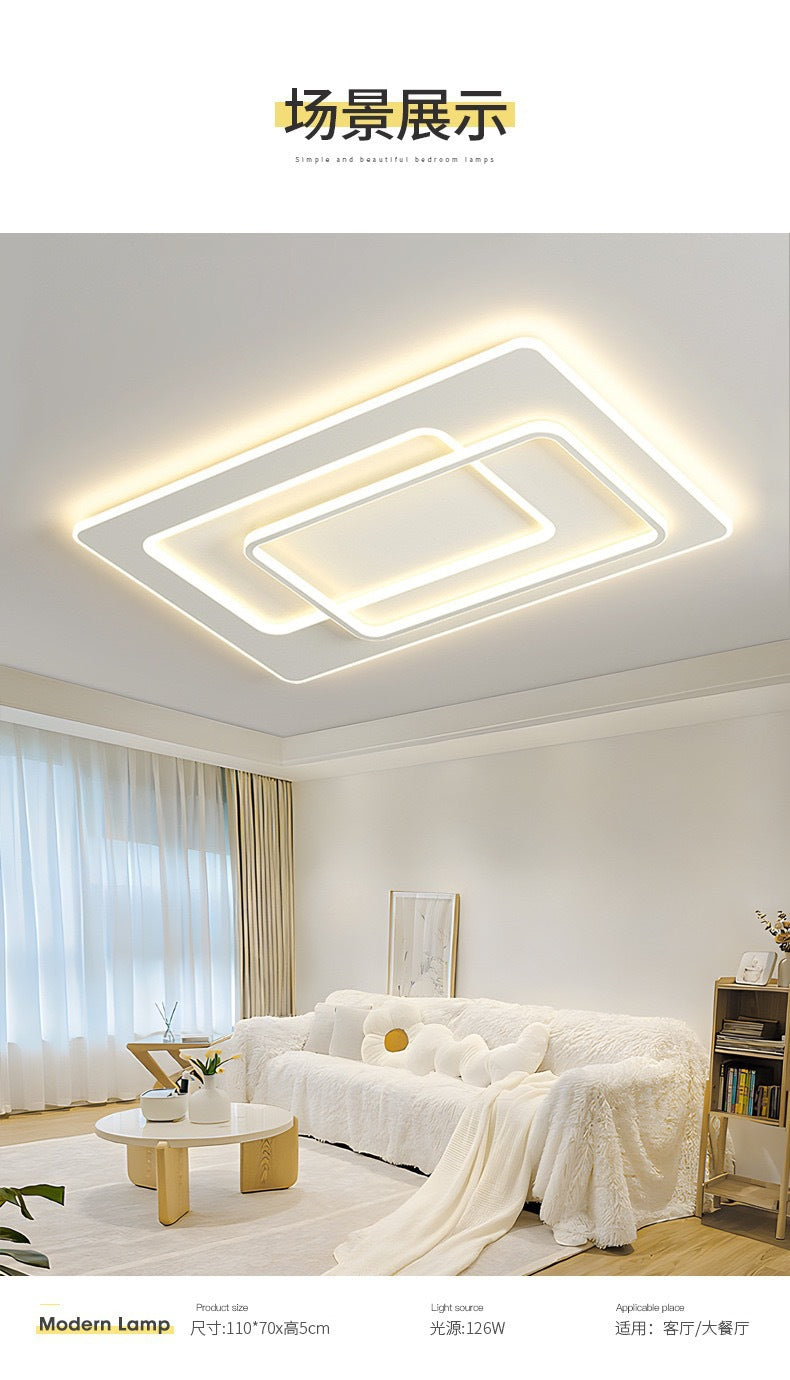 Full Spectrum Ceiling Light Living Room Light Hall Main Light Modern Simple Bedroom Light Whole House Zhongshan Lighting Home Decoration Lighting