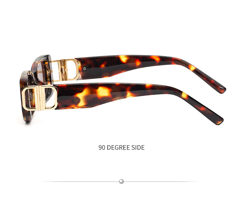 New Small Frame Sunglasses for Women, European and American Fashion, Internet Celebrity Style, High-End Glasses Trend sunglasses