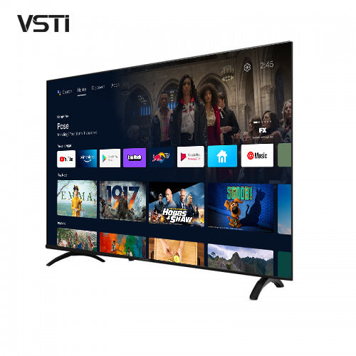 VSTI Brand Foreign Trade TV International Edition Export Worldwide55inch Android TV4K Ultra-clear TV with Multiple Voice Options