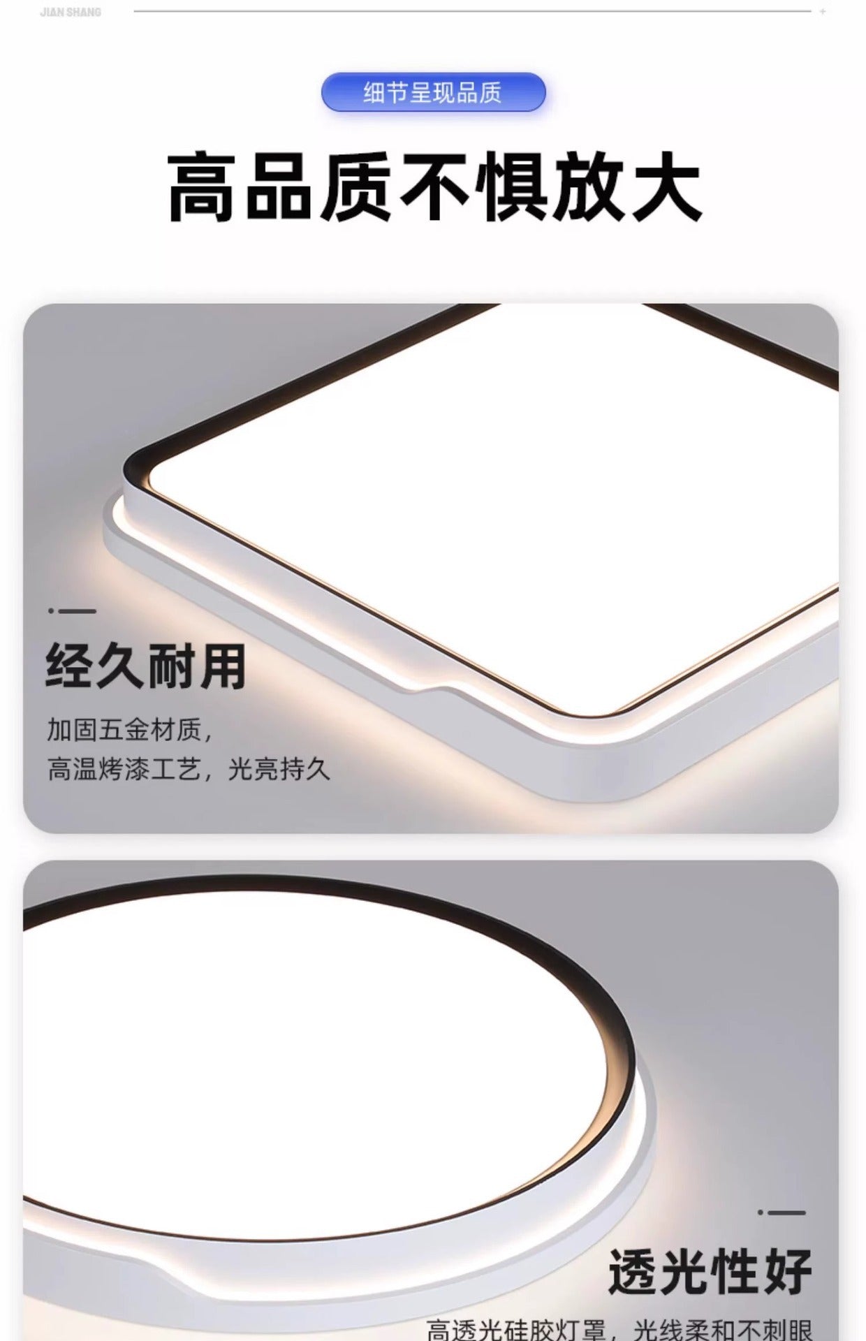 Minimalist LED Ceiling Light Round Bedroom Light Modern Simple Living Room Light Room Light Home Zhongshan Home Decoration Lighting