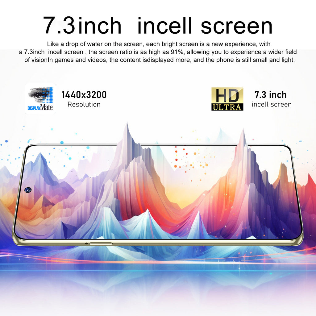 New Mobile Phone11 Pro+Android12+512G 7.3Inch Mobile Phone Source Manufacturer(Popular)