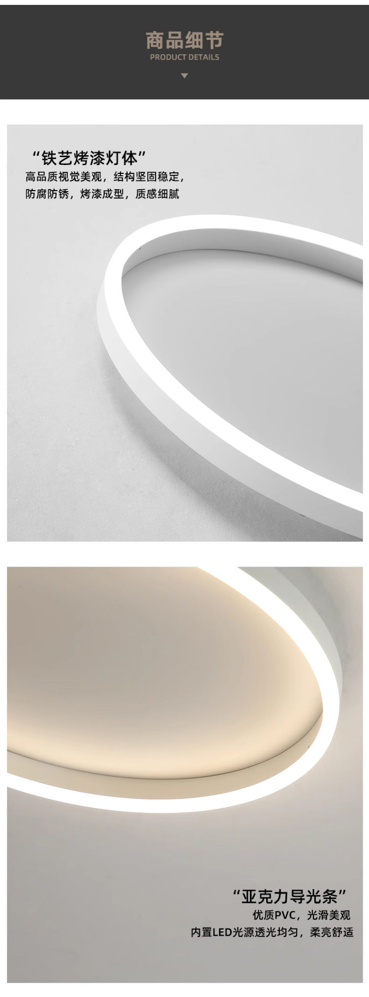 Ceiling Lamp led Bedroom Light Modern Minimalist Creative Ultra-Thin Nordic Master Bedroom Room Creative Personality Full Spectrum