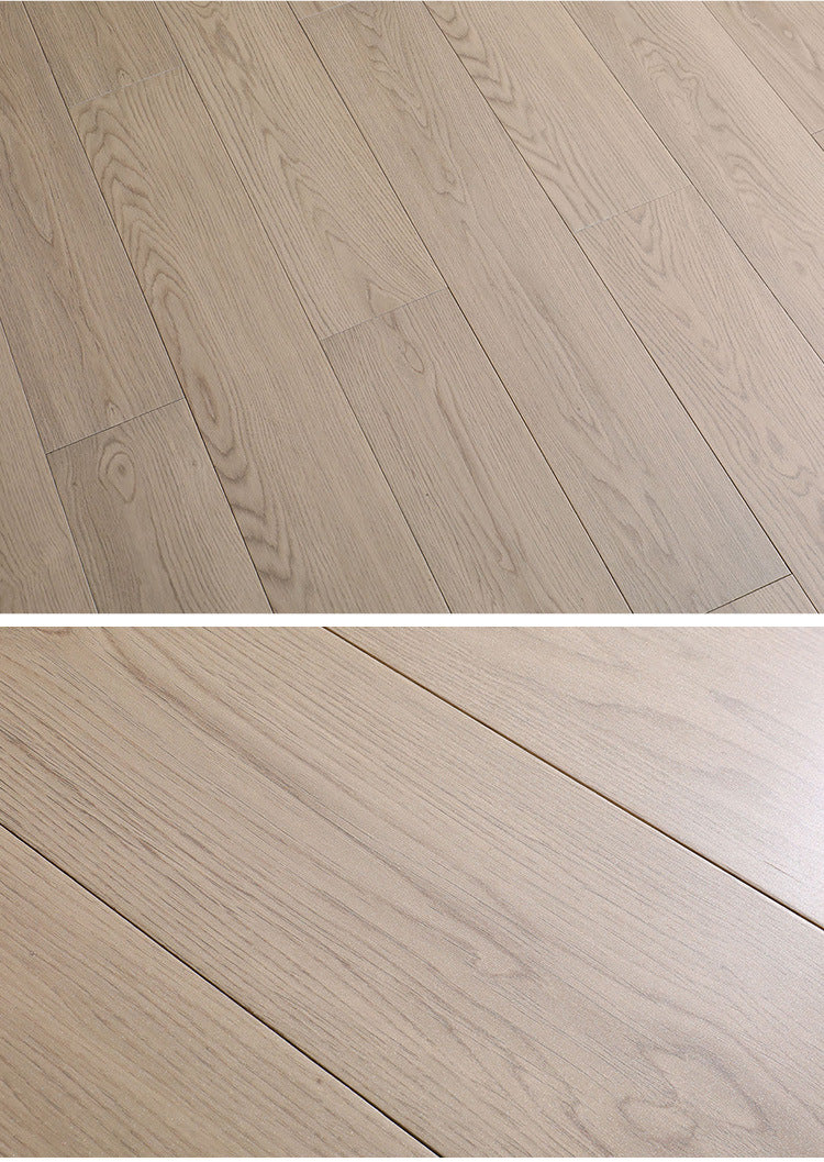 Modern Solid Wood Cream Style Oak Pure Solid Wood Floor Flat Buckle A Grade A Oak3D Flat metallic paint texture