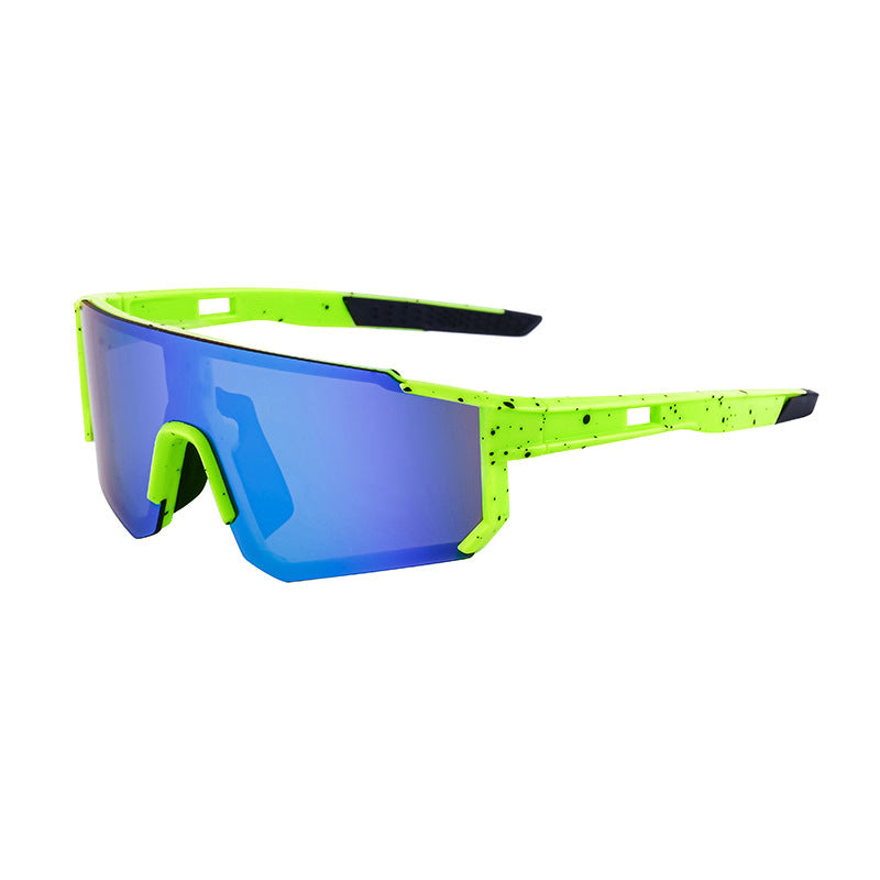 Cycling Goggles Colorful Outdoor Women's European and American One-piece Sunglasses Windproof Skiing Sports Sunscreen Sunglasses Men
