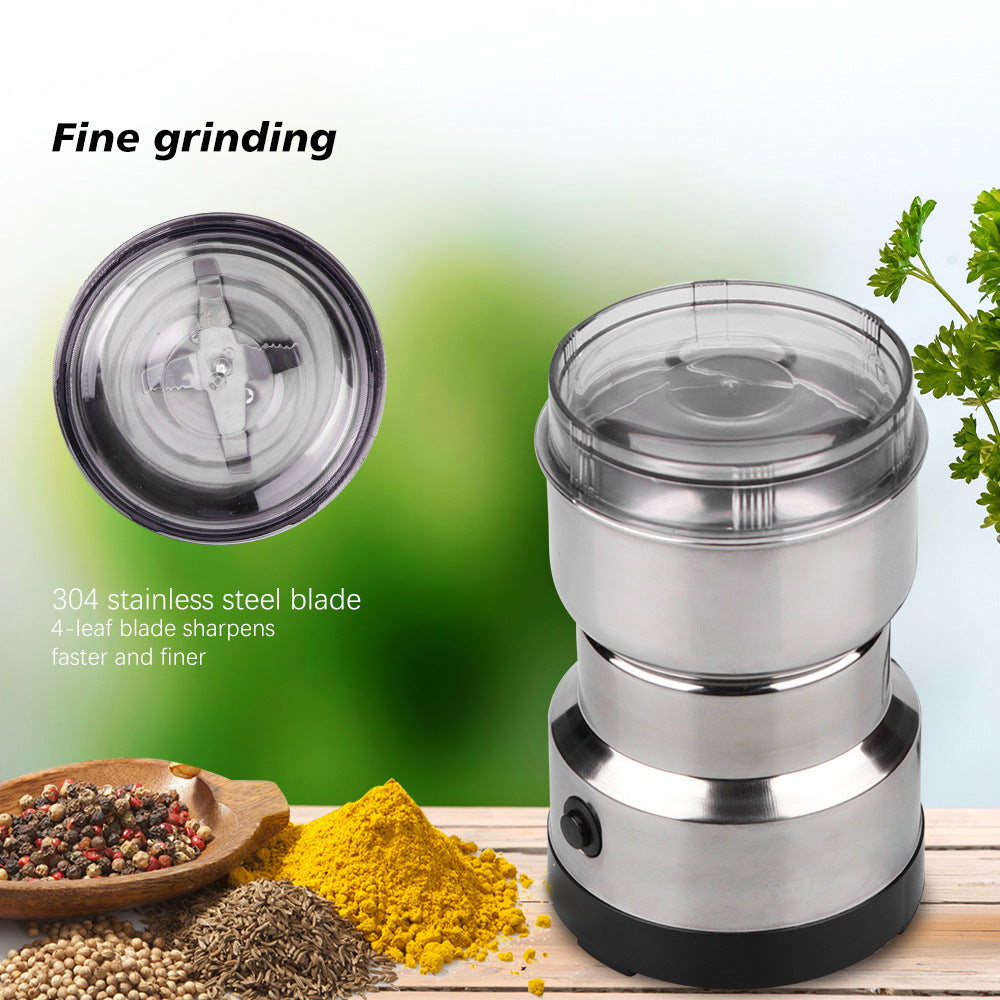 RAF European and American Standard Electric Coffee Grinder Dry Grinder Home Use Lightweight Grinding Cup Portable Coffee Bean Grinder