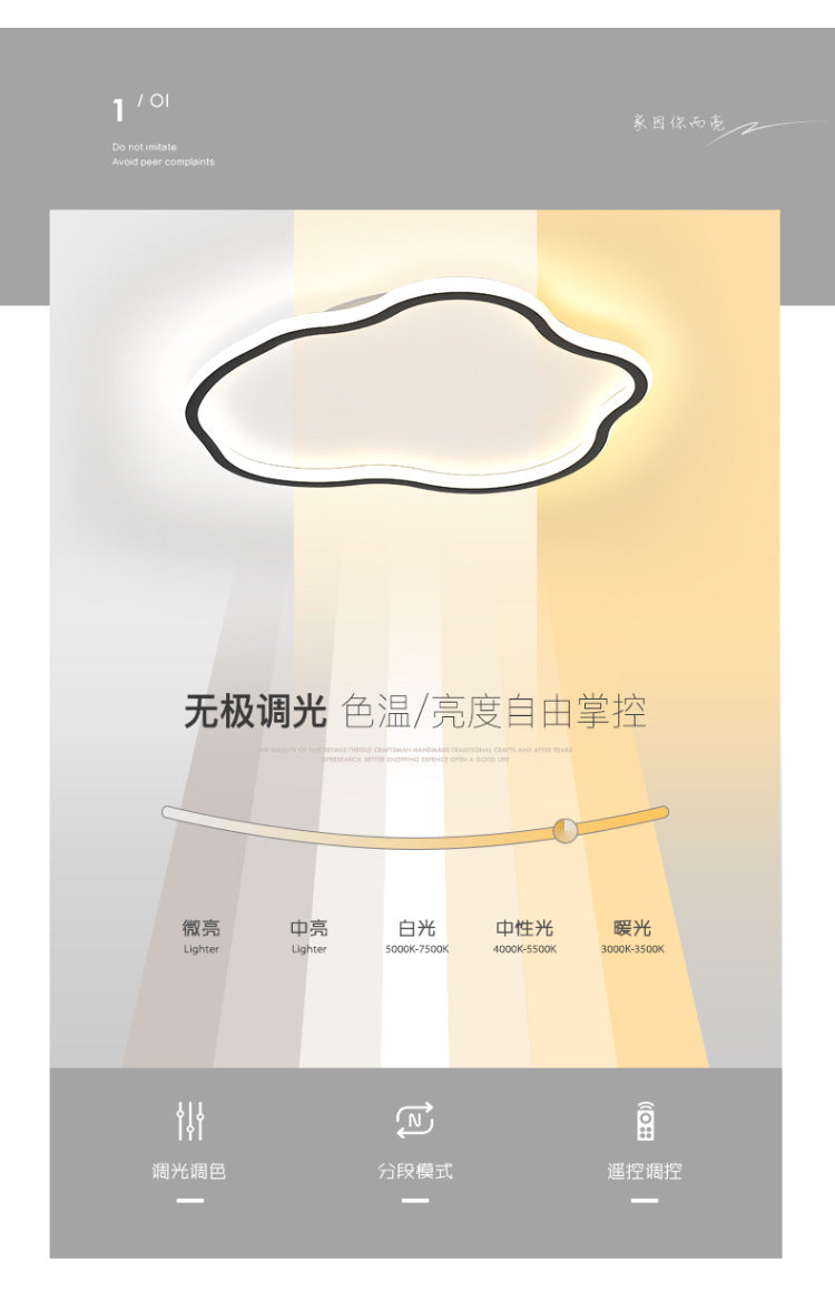 Wholesale from Zhongshan Nordic Style Bedroom Ceiling Light led Lamps Living Room Lamp Simple Modern Atmosphere Home Study Room Lamp