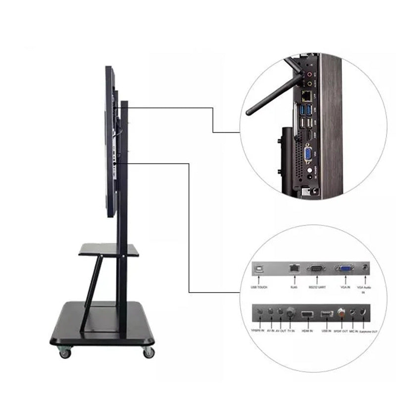VSTI Conference Tablet Touch All-in-One Machine Intelligent Touch Multimedia Teaching Video Computer Training Electronic Whiteboard
