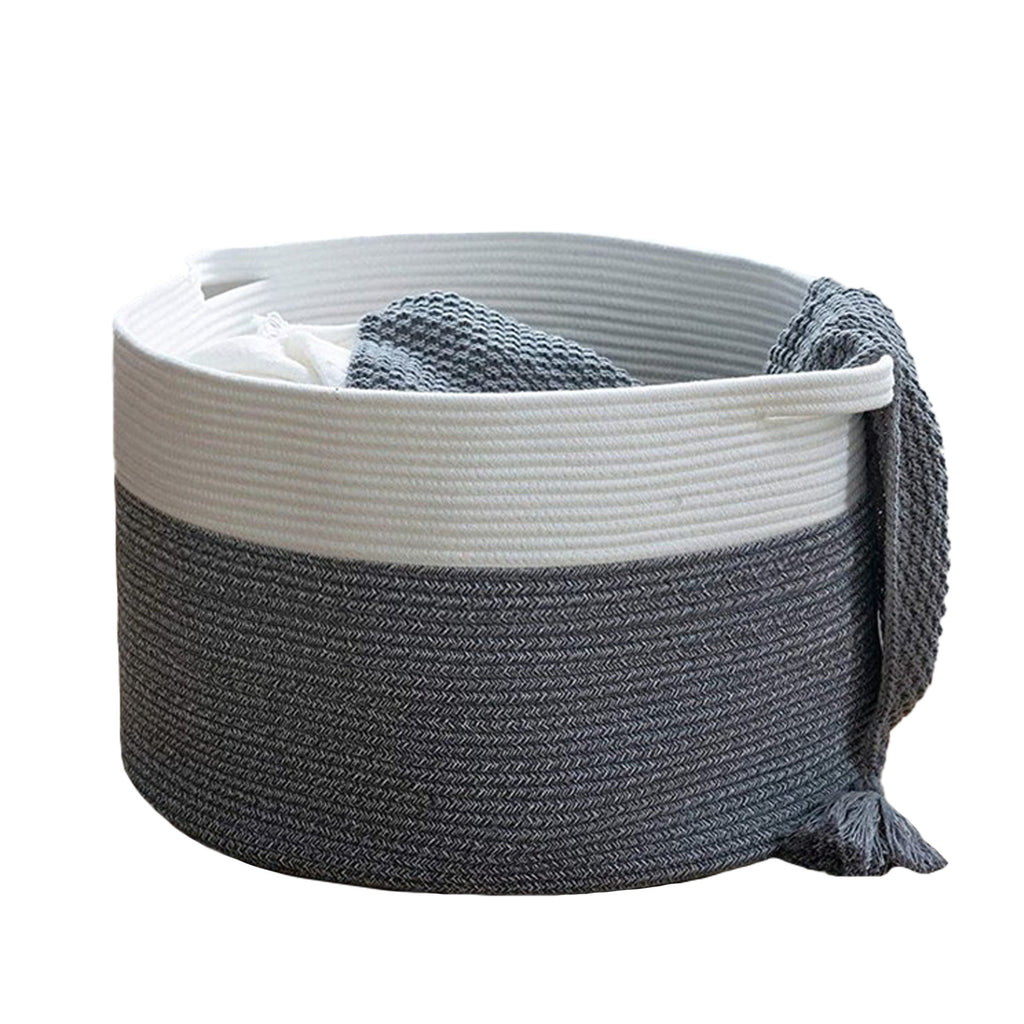 Woven Storage Basket Laundry Basket Dirty Clothes Basket Miscellaneous Children's Toy Organizer Foldable