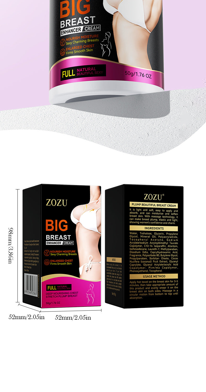 Beauty Cream50g ZOZU Fengyun Massage Cream Breast Care Products Cross-Border Foreign Trade Wholesale