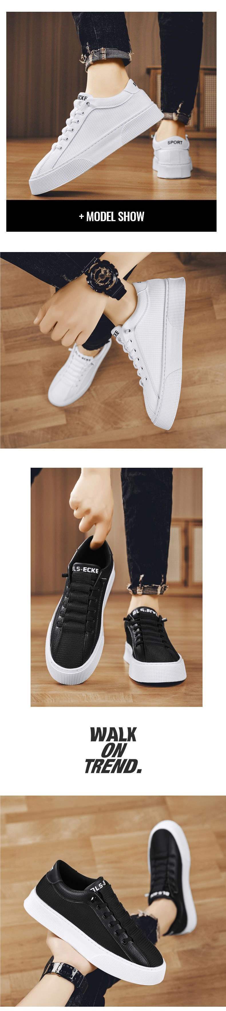 Summer2025New Men's Shoes Ice Silk Breathable White Shoes Men's Thick Sole Non-Slip Lightweight Trendy Versatile Sneakers