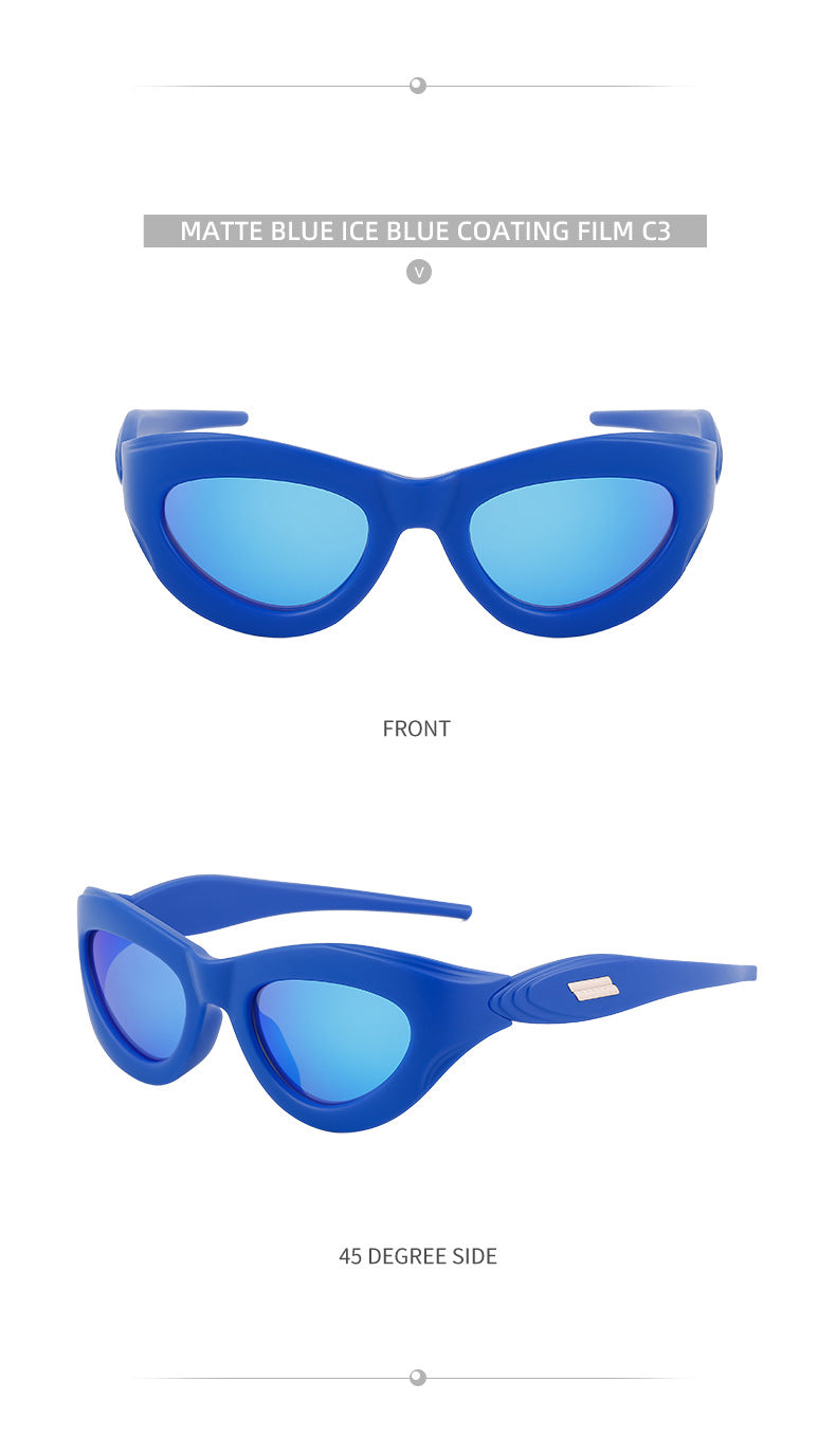 European and American Millennium Y2K Cat Eye Sunglasses Women's Cycling Windproof Sunglasses Women's Glasses Wholesale sunglasses