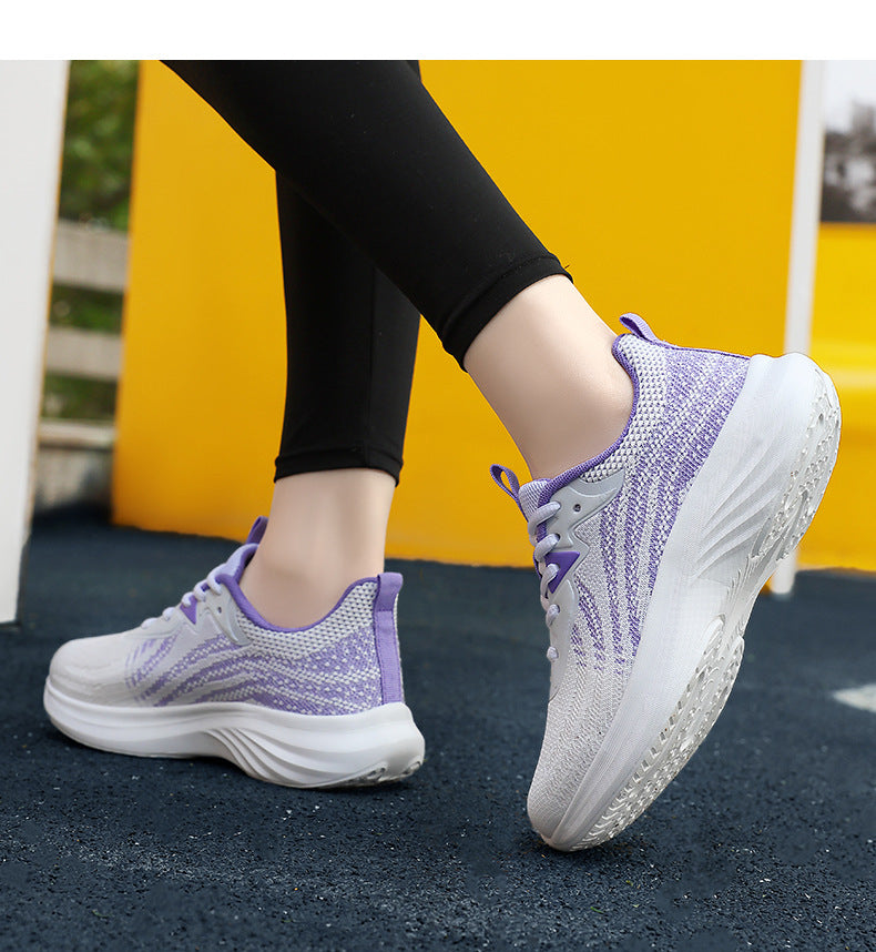 Plus Size Women's Shoes Mesh Breathable Sports Shoes Casual Shoes Lightweight Student Running Shoes Soft Sole Travel Shoes