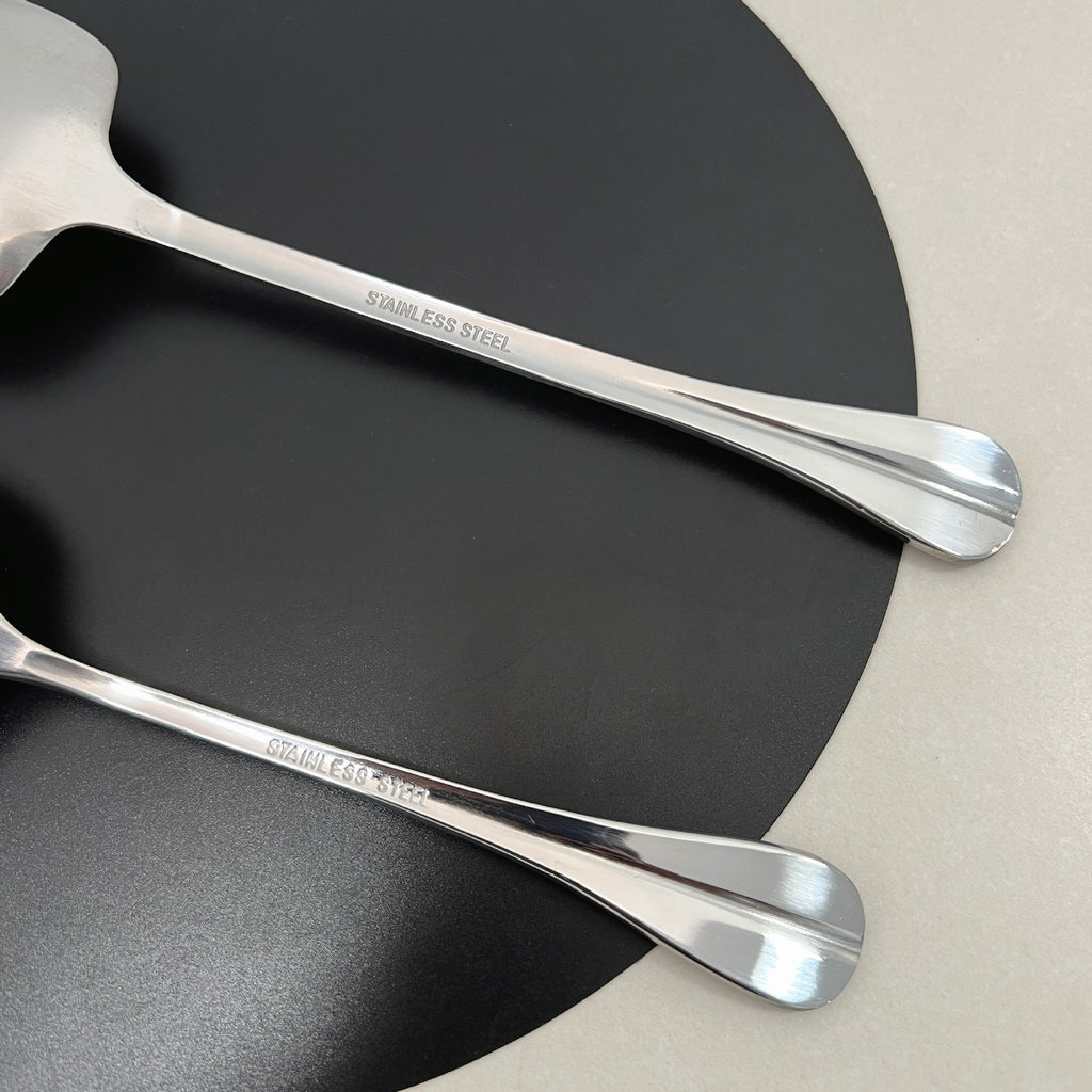 Hotel Stainless Steel Serving Spoon Restaurant Large Serving Spoon Soup Spoon Service Spoon Large Spoon Thickened Canteen Public Spoon