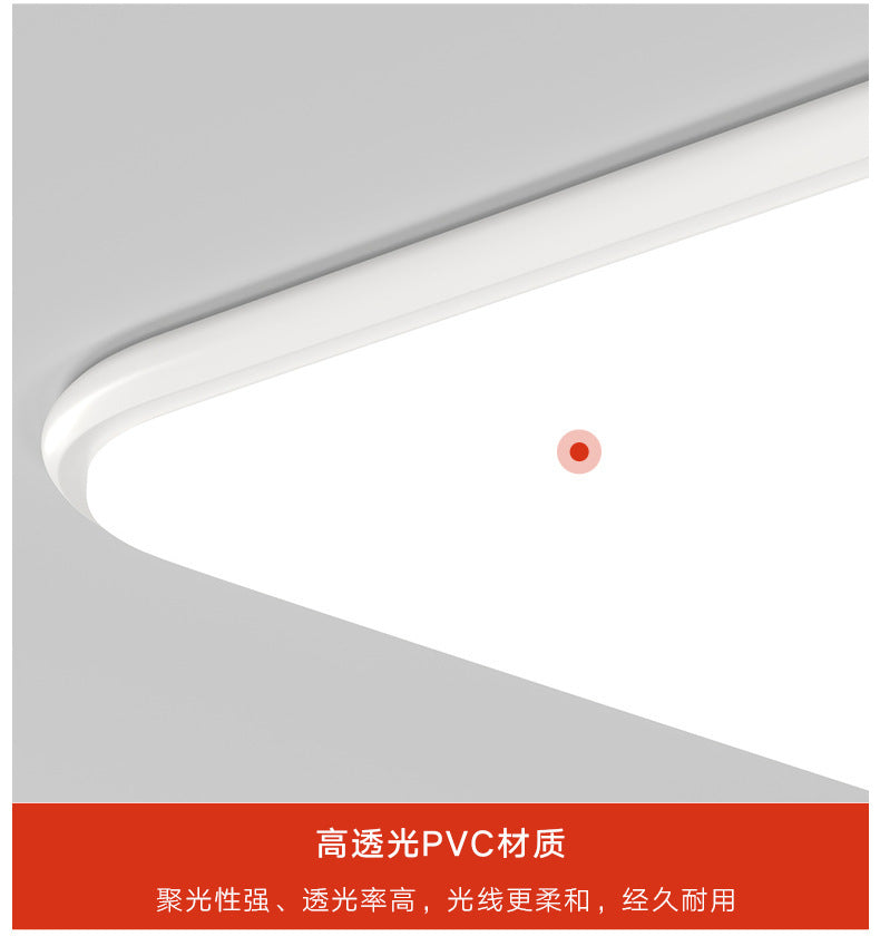 Lamp in the Living Room Modern Minimalist and Magnificent2025New Ceiling Light Ultra-Thin Bedroom Light Zhongshan Lighting Full Spectrum Main Light