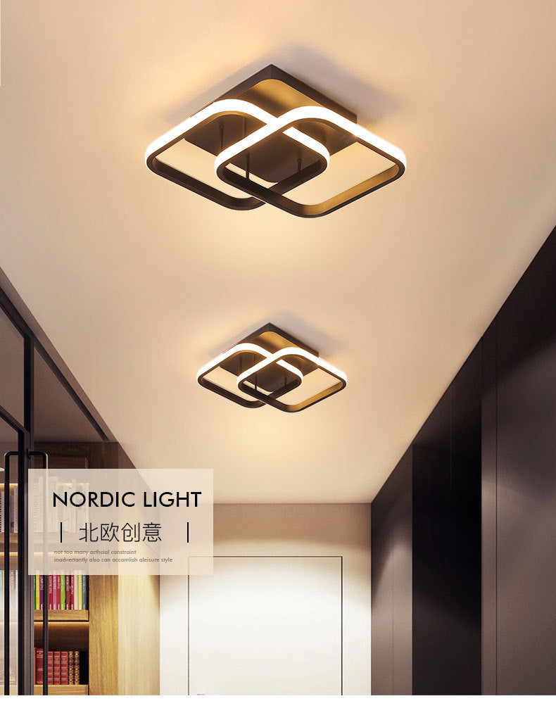 过道灯 入口走廊灯 铁艺楼梯灯 衣帽间LED吸顶灯 阳台灯 中山照明灯具