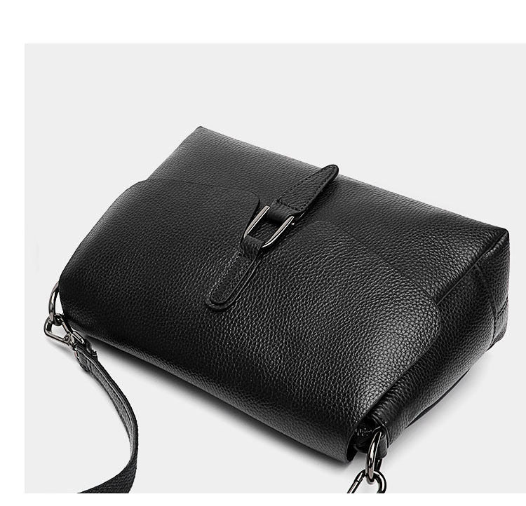 Women's Genuine Leather Bag for Middle-aged Moms, Large Capacity Soft Cowhide Underarm Bag, Single Shoulder Crossbody Bag, Shiling Bag, Spring New Model