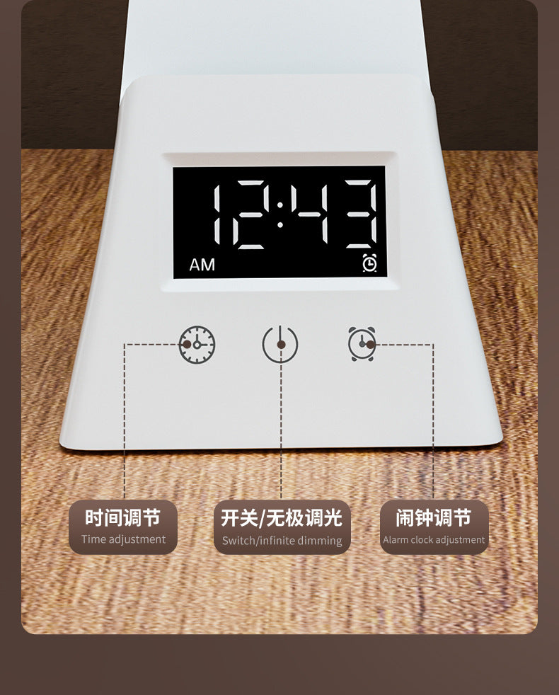 【Factory Direct Supply】 desk lamp with wireless charging for phones, multifunctional creative folding eye protection reading lamp