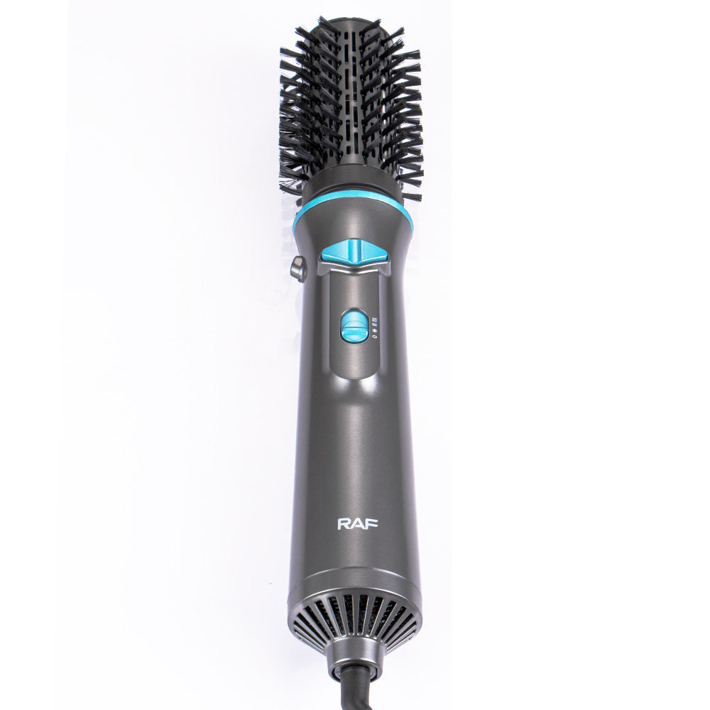 RAF European Standard Curling and Straightening Dual-use Hair Styling 2-in-1360°Rotating Hot Air Comb Automatic Curling Hot Air